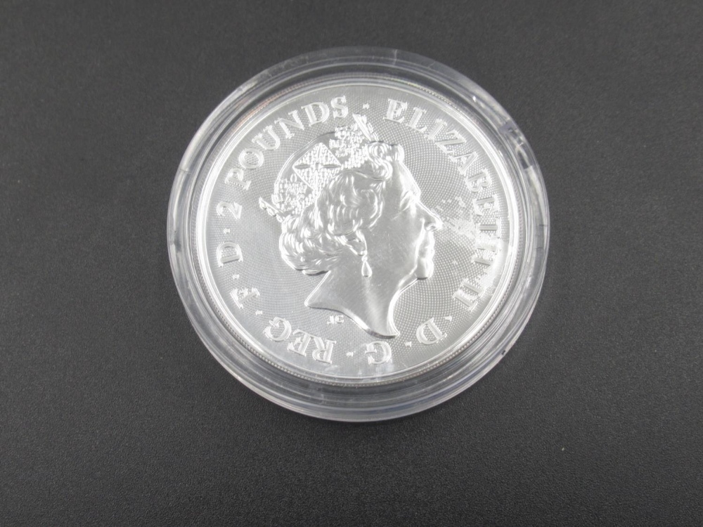 Royal Mint - 10 2019 Year of the Pig 1oz fine silver £2 coins, all encapsulated - Image 4 of 4