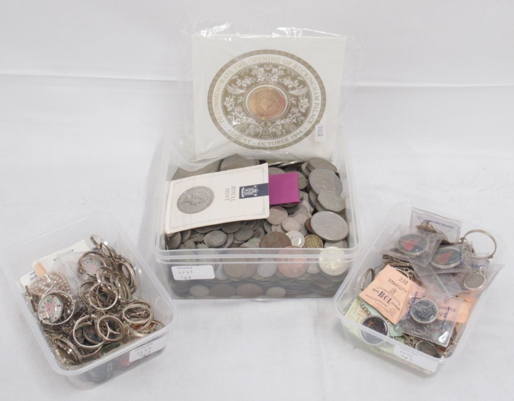 Mixed collection of Elizabeth II coins, some international coins, Royal Mint medallion to