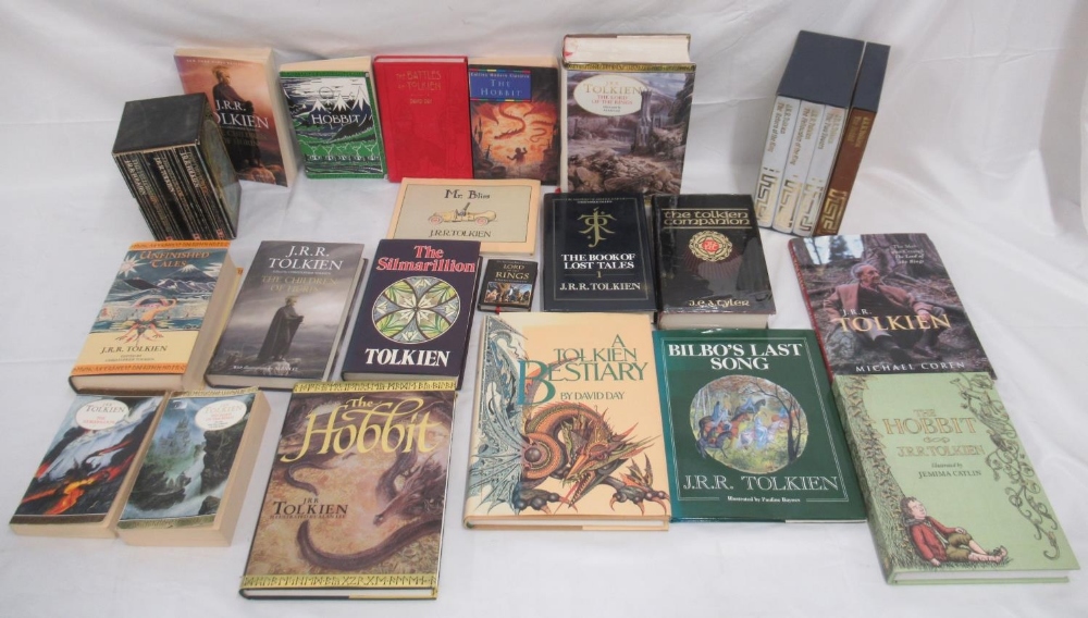 Assorted collection of J.R.R. Tolkien books to inc. The Silmarillion, George Allen and Unwin 1st Ed.