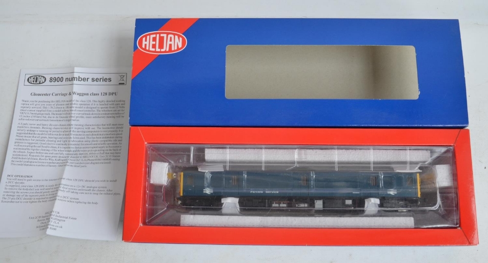 Heljan 8940 OO gauge Class 128 89401 BR blue livery (21 pin DCC). Contents mint with sealed