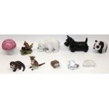 Various collectables, incl. Bing and Grondahl animals, Border Fine Arts Wood Mouse, Beswick