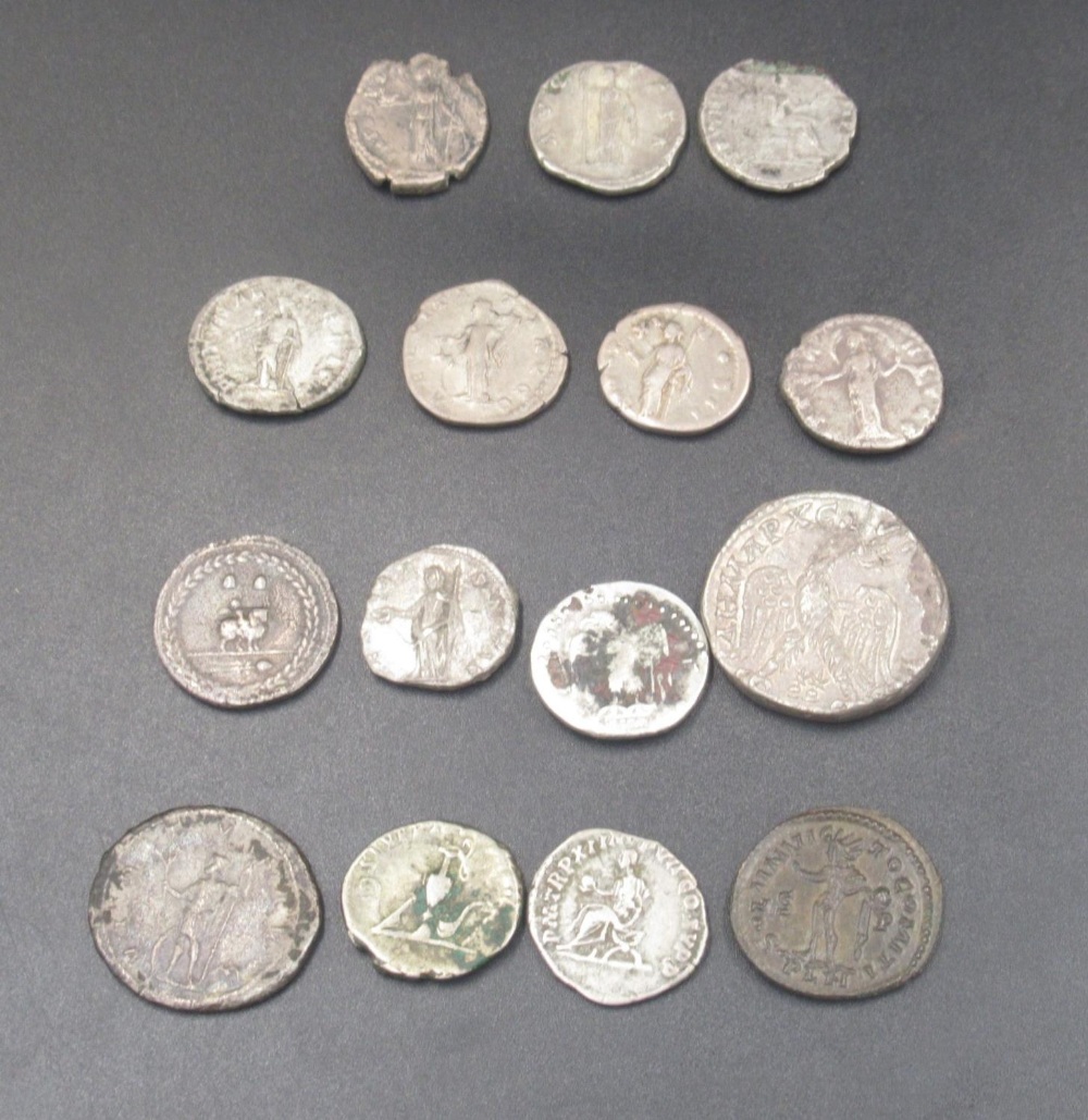 Collection of Ancient coins predominantly Roman to inc. Denarius, etc. from Gordianus Pius,