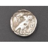 Attica, Athens, Tetradrachm obv. Helmeted head of Athena facing right, rev. Owl standing right,