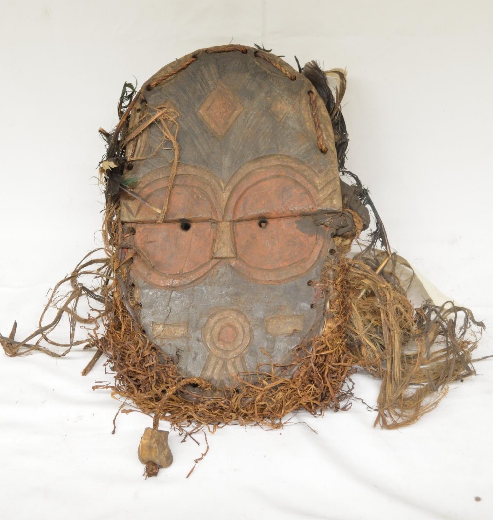 African shamanic religious head dress, Congo/Angola in origin, H35cm (Victor Brox collection)