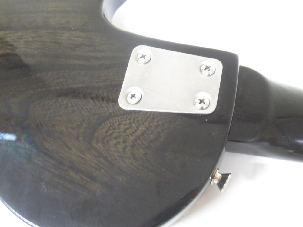 Brian Eastwood 'Victor Brox' custom build 12 string electric guitar, L114.5cm with black leather - Image 7 of 7