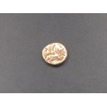 WITHDRAWN Celtic gold stater (5.4g), obverse image of a horse (Victor Brox collection)