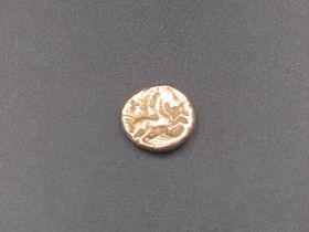 WITHDRAWN Celtic gold stater (5.4g), obverse image of a horse (Victor Brox collection)