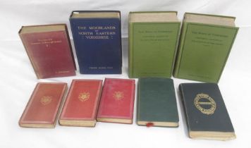 Assorted collection of Yorkshire books to inc. Nelson (Thomas H.) The Birds of Yorkshire, A. Brown &