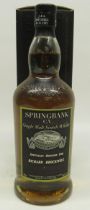 J. & A. Mitchell & Co., Ltd., Springbank C.V., specially bottled, single malt whisky, 46%, 70cl
