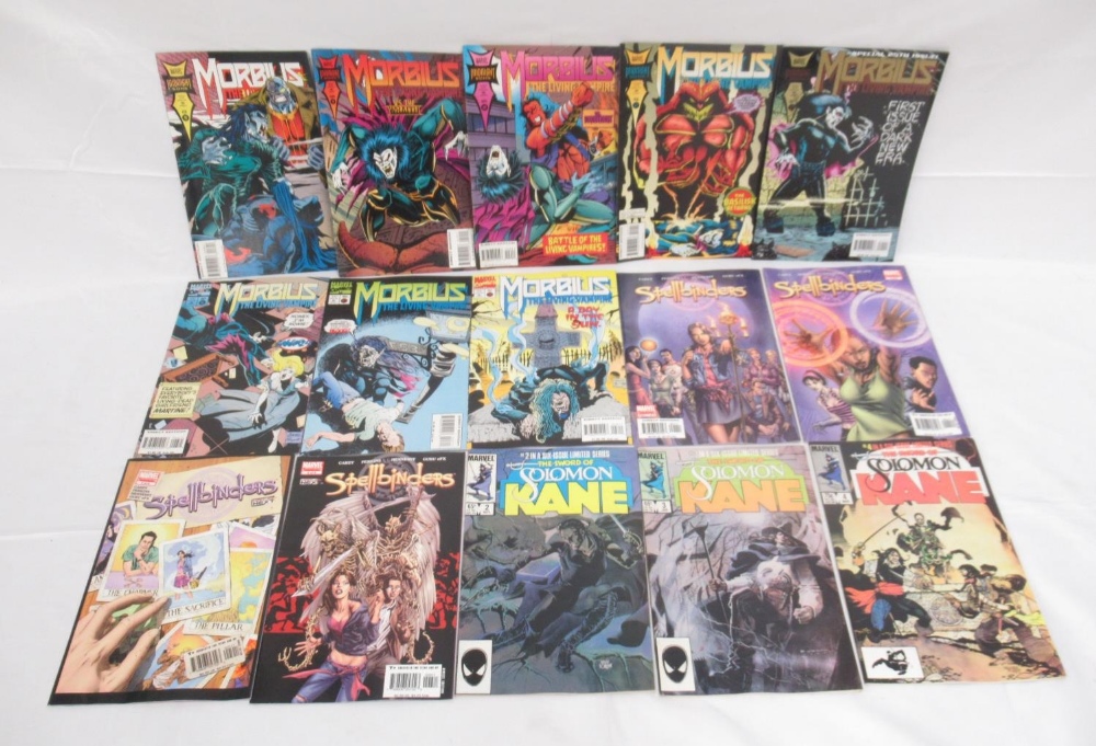 Marvel comic -Morbius Revisited #1, Morbius: The Living Vampires (1992-1995) #1-15, 17-20 & 24-28, - Image 3 of 4