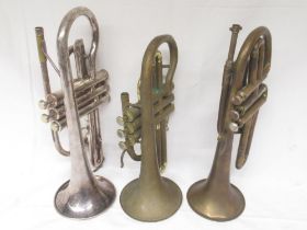 Yamaha YCR-233S Cornet serial no. 003050, lacking mouthpiece, (in need of attention), 20th century