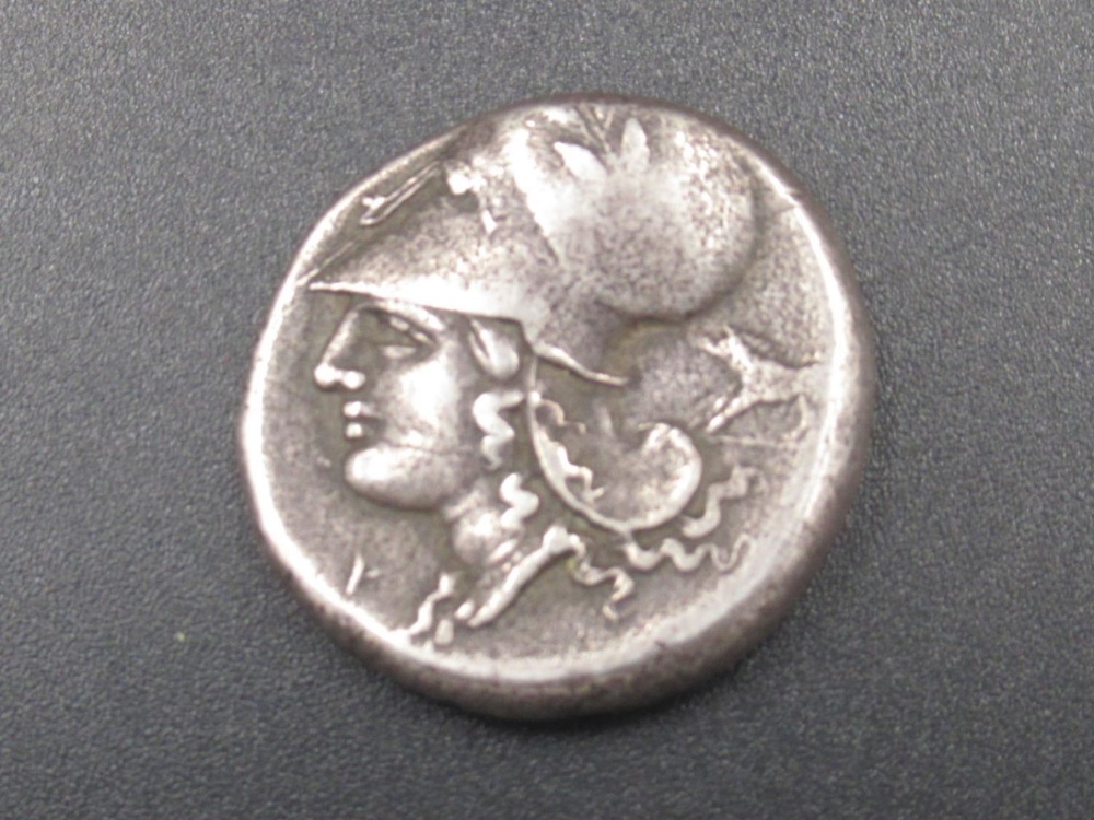 Corinth c350-300 BC stater, obv. Pegasos flying left, rev. helmeted head of Athena left with - Image 2 of 2
