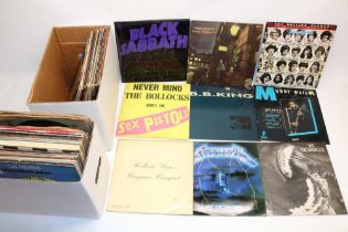 Assorted collection of LPs and vinyl to inc. Jimi Hendrix, Santana, Rolling Stones, Deep Purple ,