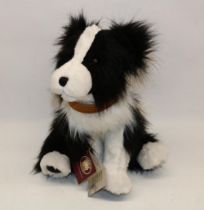 Charlie Bears, 'Silas' collie dog, with tags, H32cm