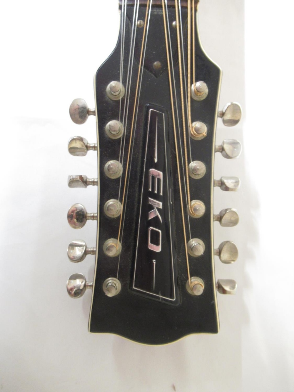 Eko Model no. J. 56/1 12 string acoustic electric guitar, with a Madarozzo carry bag (Victor Brox - Bild 2 aus 10