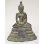 Bronze statue of Buddha, H22cm (Victor Brox collection)