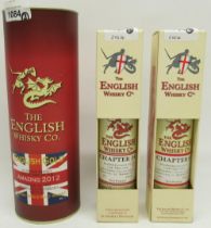 The English Whisky Co., English Gold Amazing 2012, limited edition 30/366 bottles, English single