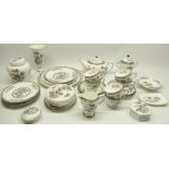 Collection of Wedgwood Kutani Crane pattern teaware and decorative items, incl. teapot, vase,