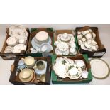 Large collection of various tableware, incl. Denby, Royal Doulton Belvedere, Tuscan China, Spode