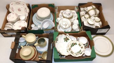 Large collection of various tableware, incl. Denby, Royal Doulton Belvedere, Tuscan China, Spode
