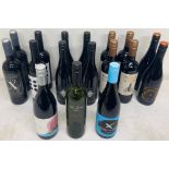 Collection of various predominantly New World red wines (17)