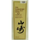 Yamazaki Distillery produced by Suntory, The Yamazaki aged 12 years, single malt whisky, 43% 70cl