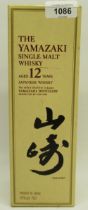 Yamazaki Distillery produced by Suntory, The Yamazaki aged 12 years, single malt whisky, 43% 70cl