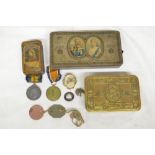 WITHDRAWN Great War victory medal and war medal. To 203024 Pte. W Crozier Manchester Regiment, dog t