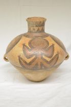 Antiquity, large terracotta clay pot, origin unknown, likely Malaysian/Eastern. No cracking or