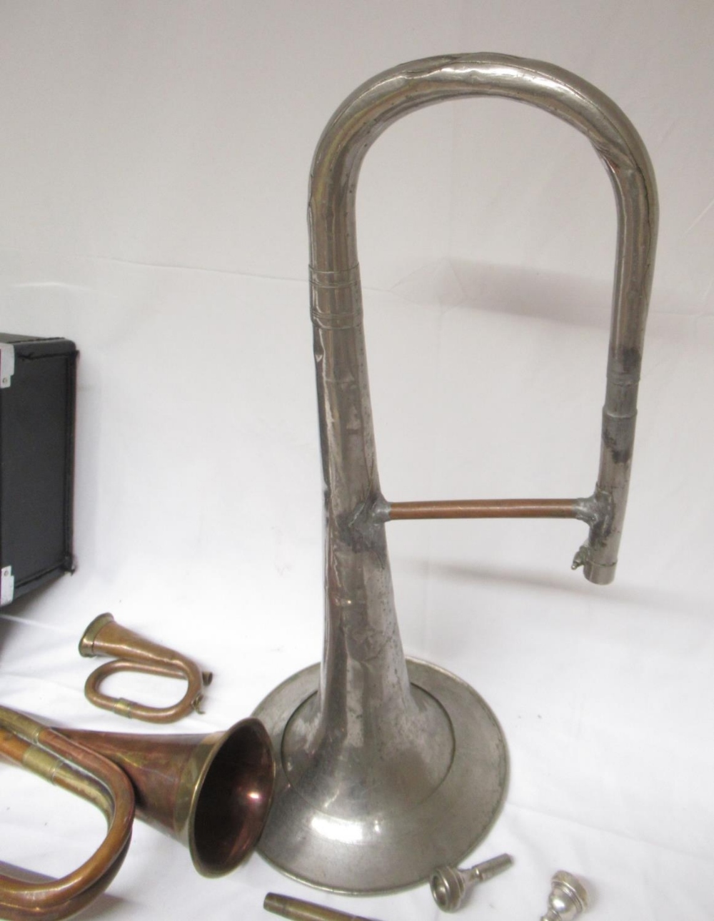 Assorted collection of Wind instruments and parts in various conditions and need of attention. ( - Image 3 of 7