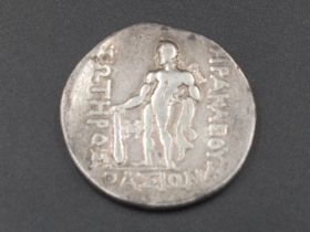 Island of Thrace, Thasos Tetradrachm, obv. wreathed head of Dionysus facing right, rev. Herakles