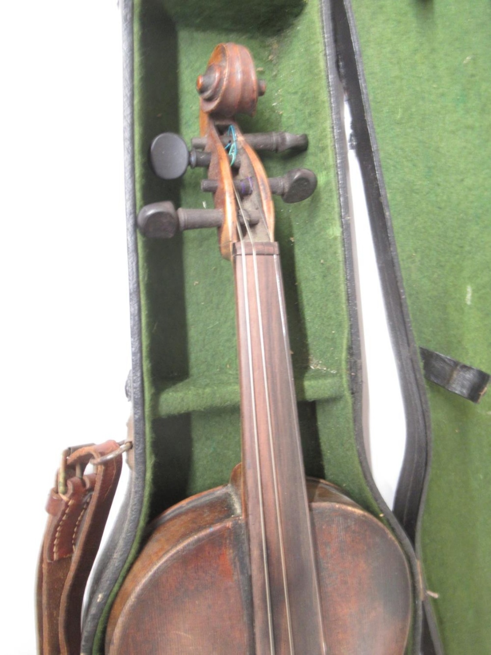 Assorted collection of Violins, cases and bows in various needs of repair and attention. (Victor - Image 10 of 10