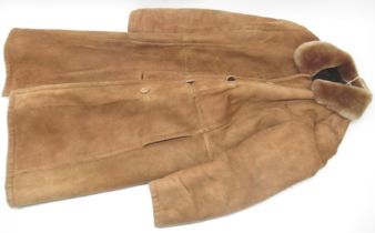 Brown sheepskin coat, light brown wool overcoat, Ladies burgundy overcoat, men's Lakeland leather