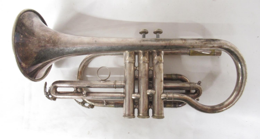 Yamaha YCR-233S Cornet serial no. 003050, lacking mouthpiece, (in need of attention), 20th century - Image 4 of 9