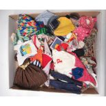 Large collection of dolls clothes including modern and vintage Sindy