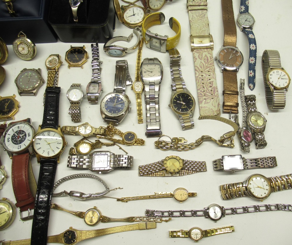 Quantity of hand wound and quartz ladies and gents wrist watches, makes include Sekonda, Rotary, - Image 4 of 4