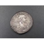 Trajan AD 98-117 AR Tetradrachm, obv. laureate head of Trajan right set on Eagle, rev. laureate bust