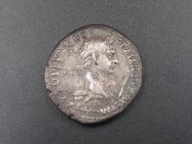 Trajan AD 98-117 AR Tetradrachm, obv. laureate head of Trajan right set on Eagle, rev. laureate bust