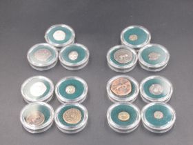 Collection of 14 encapsulated Ancient coins (Victor Brox collection)