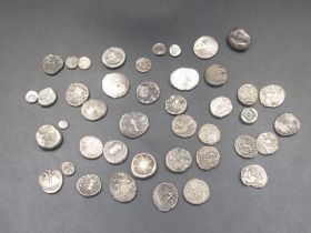 Collection of Ancient small coins to inc. siglos, staters, etc. (42) (Victor Brox collection)