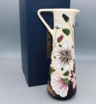 Moorcroft Pottery, Moorcroft Pottery, Bramble Revisited pattern jug, designed by Alicia Amison,