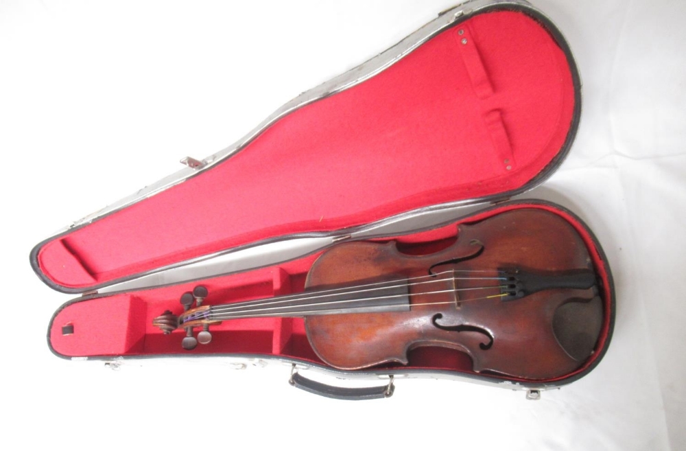 Andreas Teller Romanian for Stentor Music Co. Ltd violin with bow in wood carry case, lacking 1 - Image 6 of 8