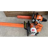 Pair of STIHL petrol chainsaws, A/F