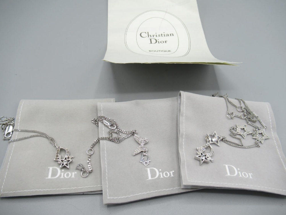 Christian Dior Boutique costume jewellery including Movie Star necklace and bracelet and a Butterfly