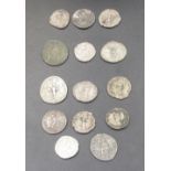 Collection of Ancient coins predominantly Roman to inc. Denarius, etc. from Commodus, Gordianus