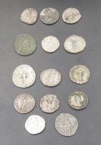Collection of Ancient coins predominantly Roman to inc. Denarius, etc. from Commodus, Gordianus
