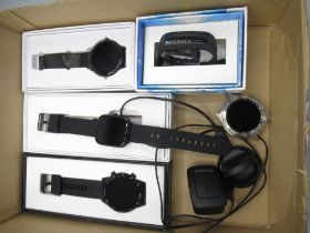 Three Sekonda smartwatches 1909; 40529; 30009; Challenger CHG304A Smart Band and Samsung Galaxy SM-