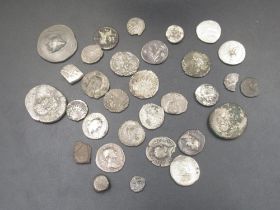 Assorted collection of Ancient coins to inc. stater, drachm, etc. all in various conditions (31