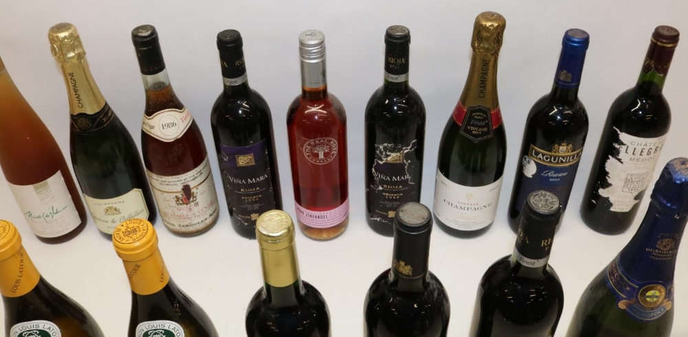 Collection of wine and champagne c2000s, incl. two bottles Louis Latour La Grande Roche 2003 (15) - Image 2 of 3