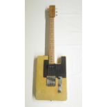 Brian Eastwood 'Victor Brox Model' Boardcaster custom made 6 string guitar, L96cm with a/f travel